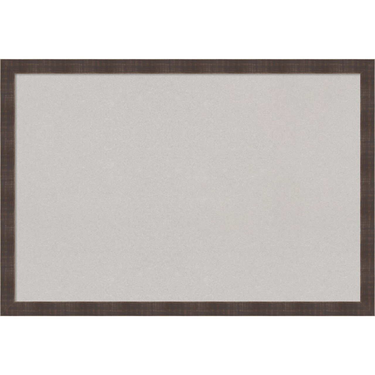 Cork Board, Whiskey Brown Rustic Wood Frame - Bulletin Board, Organization Board, Pin Board